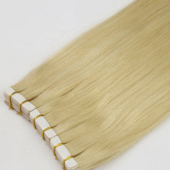 Blonde Straight Tape In Extensions