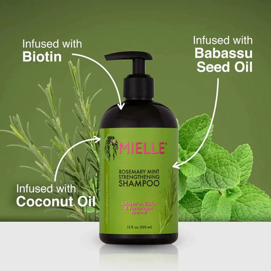 Mielle Rosemary Mint Strengthening Shampoo 12oz