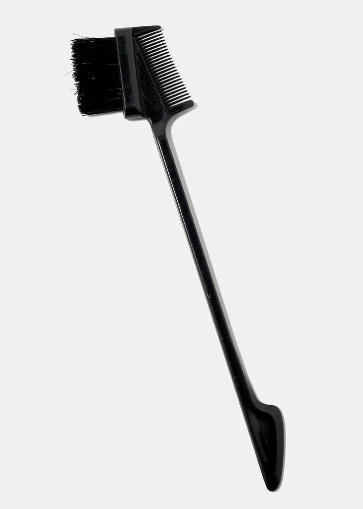Eden 3 Way Edge Comb & Brush Pin Tail - Black