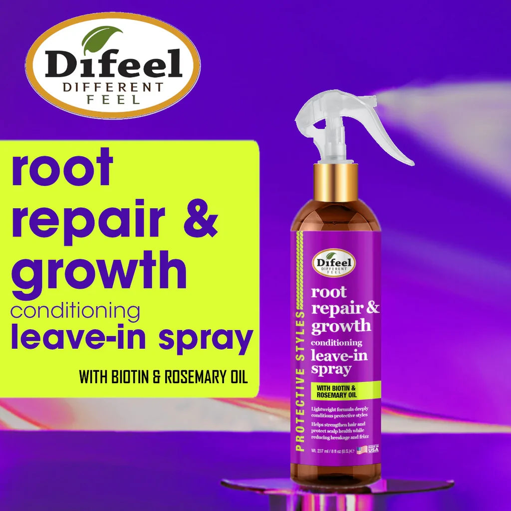 Difeel Root Repair Biotin Rosemary Leave-In Spray 8oz