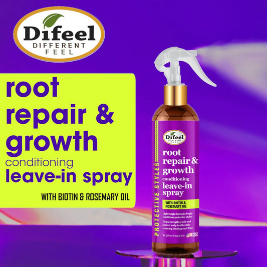 Difeel Root Repair Biotin Rosemary Leave-In Spray 8oz